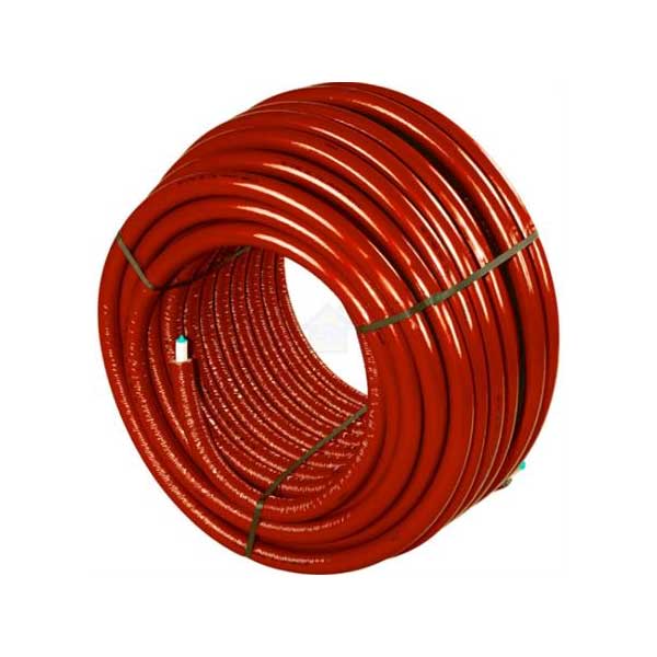 Uponor-buis-met-isolatie-rood