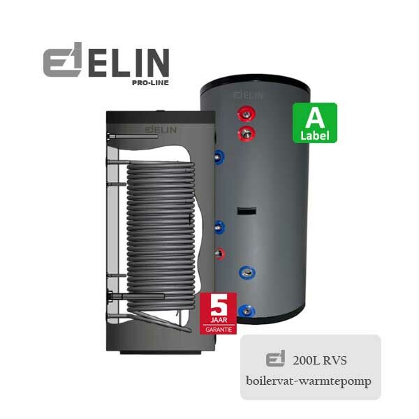 RVS boiler 200 liter ELIN